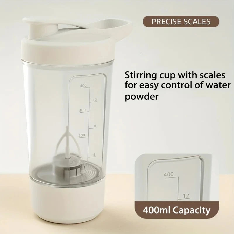 1 Piece/13.53 Oz Portable Charging Electric Stirring Cup Automatic Self Mixing Cup-Sports Cup with Electric Stirring