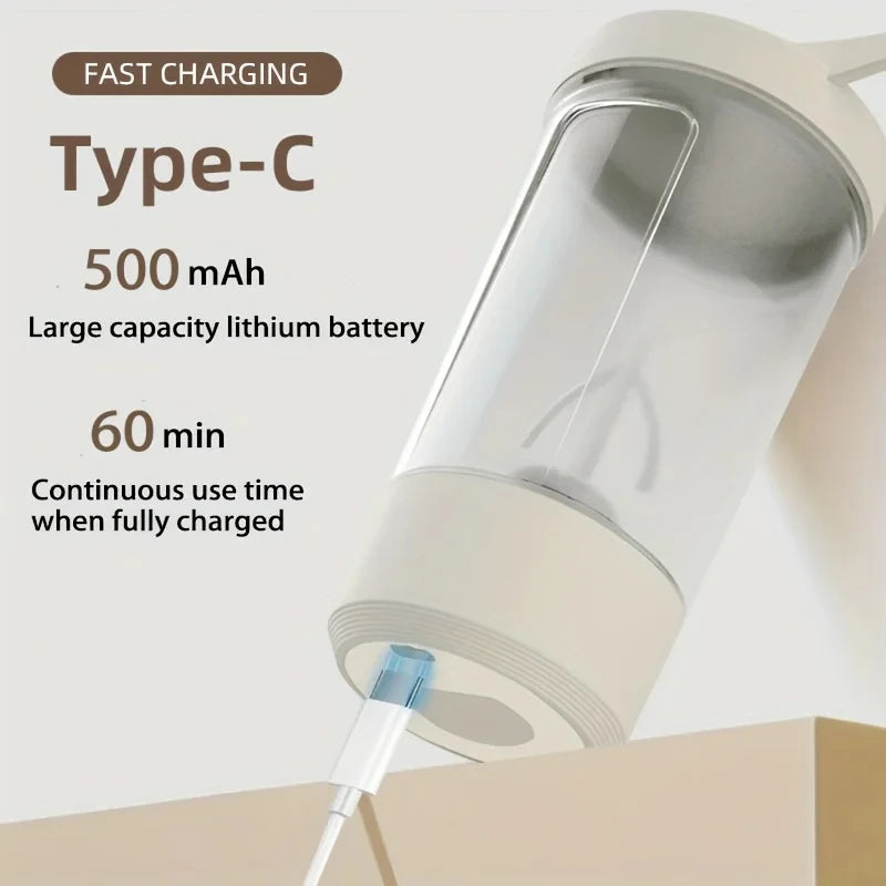 1 Piece/13.53 Oz Portable Charging Electric Stirring Cup Automatic Self Mixing Cup-Sports Cup with Electric Stirring